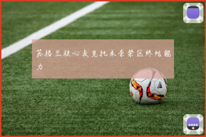 苏格兰核心麦克托米奈禁区终结能力